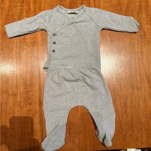 1+ in the family Gray Striped Kids One Piece
